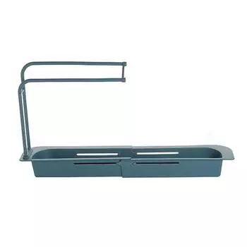 Подставка для сушки над раковиной, расширяемая, двухъярусная, большой вместимости, для сушки кухонных тряпок