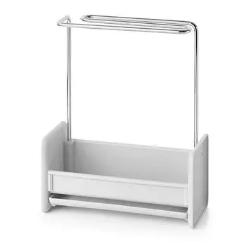 Подставка для сушки полотенец, компактная, универсальная, съемная, для кухонной столешницы, органайзер для мыла и губки