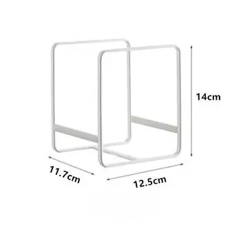 Подставка для сушки посуды в кухонном шкафу – органайзер для тарелок, разделочных досок и кухонных принадлежностей S белый