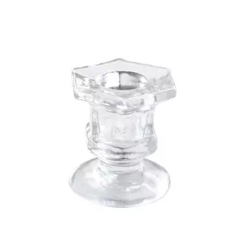 Подставка для свадебного стола, центральные украшения, палочка, подсвечник, стеклянная свеча, декоративная, праздничная, ресторанная свеча