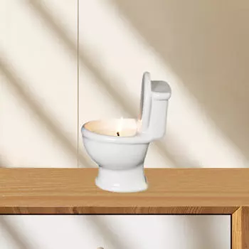 Подставка для свечей Подарочный коллекционный керамический подсвечник Настольный центральный элемент для офиса белый