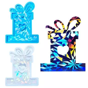 Подставка для свечей в подарок на день рождения Гибкая силиконовая форма для подставки для свечей Формы для бетонных кашпо ручной работы Цементные формы для возлюбленного прозрачный