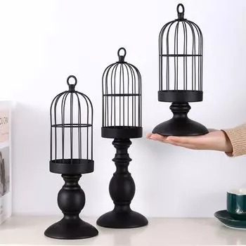 Подставка для свечей в стиле ароматерапии в стиле ретро, металлический подсвечник, подсвечник в американском стиле, украшение на Новый год Style 1