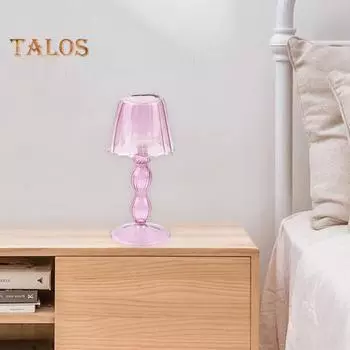 Подставка для свечи, устойчивое основание, украшение, гладкий край, практичная креативная сервировка стола, свадебный подсвечник, товары для дома розовый