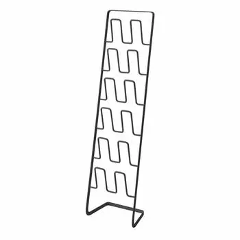 Подставка для тапочек Yamazaki 4703, цвет черный, приблизительный. Рама Ш22XГ21XВ86см