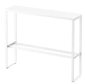 Подставка для тапочек Yamazaki Jitsugyo 5756 с верхней частью, которая позволяет хранить небольшие тапочки у входа, белая, Ш50XГ12XВ40.5см, Товары, белый