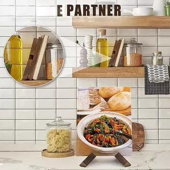 Подставка для тарелки, держатель для чаши, гладкий край, без заусенцев, стабильный, прочный, несущий настольный деревянный мольберт, держатель рамы S