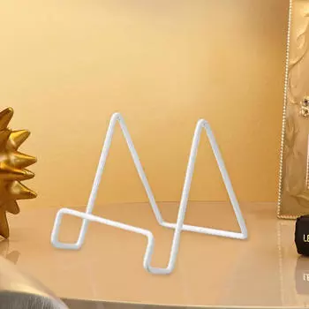 Подставка для тарелок Мольберт Металлическая художественная посуда Декоративный держатель для хранения реквизита для вечеринок