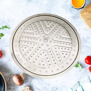 Подставка для тарелок-пароварки, поддон для пароварки из нержавеющей стали 26cm