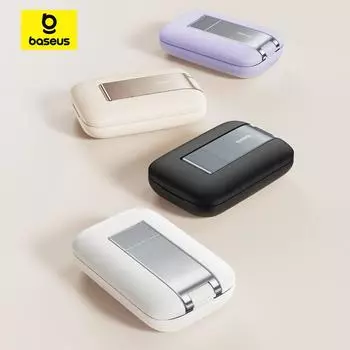 Подставка для телефона Baseus, подставка для ПК, подставка для сотового телефона, подставка для планшета, поддержка мобильного телефона для iPhone, Xiaomi, Samsung, Huawei with mirror фиолетовый