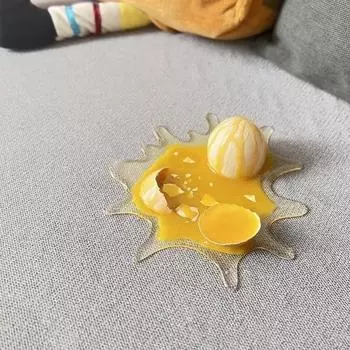 Подставка для телефона Broken Egg, креативный настольный кронштейн для мобильного телефона, забавный подарок для жёлтый