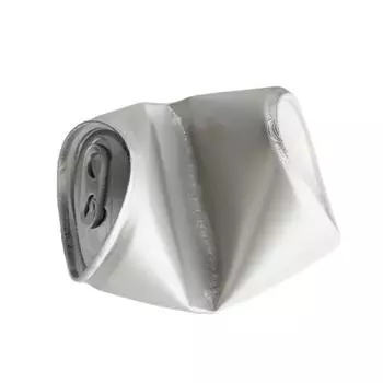 Подставка для телефона из банки содовой, 3D-печать, держатель для телефона из смятой банки, универсальная подставка для смартфона для стола, тумбочки, полки серебряный