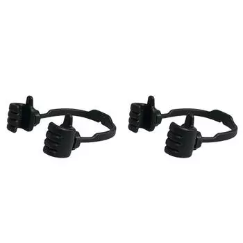 Подставка для телефона Lazy Phone с регулируемым вращением на 360 градусов для iPhone iPad (черный)