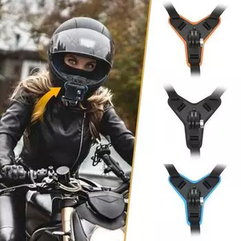 Подставка для телефона на мотоциклетный шлем, держатель для GoPro Hero 5/6/7/8/9/10, держатель для экшн-камеры, аксессуары для мотоциклетной камеры чёрный