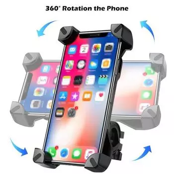 Подставка для телефона на велосипед, водонепроницаемый кронштейн, регулируемый аксессуар для мотоцикла