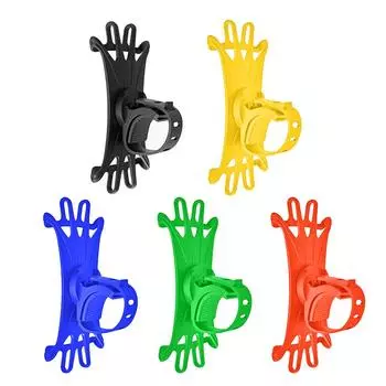 Подставка для телефона на велосипеде Силиконовый руль для велосипеда Крепление для телефона Аксессуары для велосипеда Black