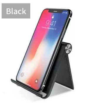 Подставка для телефона, поддержка смартфона, подставка для планшета для iPhone, настольный держатель для сотового телефона, портативный держатель для мобильного телефона чёрный