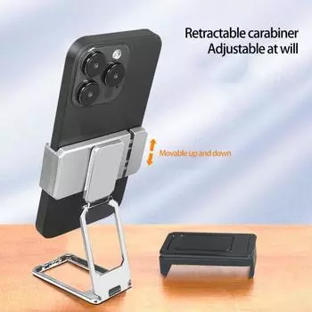 Подставка для телефона, подставка с пряжкой на 360 градусов, регулируемый магнитный угол с функцией вращения, крепление для телефона с вращением пальца чёрный