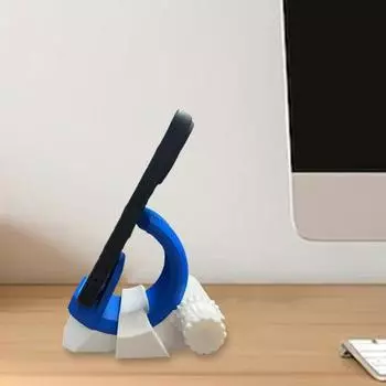 Подставка для телефона с 3D-печатью, елочка, полукруглый держатель для телефона, универсальная подставка с регулируемым углом наклона для дома, путешествий и использования на открытом воздухе