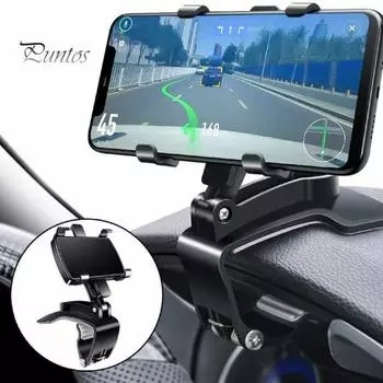 Подставка для телефона с регулируемым углом, универсальный аксессуар для телефона, универсальный автомобильный телефон, навигационная поддержка для квадроцикла чёрный