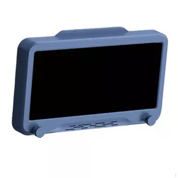 Подставка для телефона в душе, водонепроницаемая, универсальная, с крючком, с ароматическим футляром, прочная, вращающаяся на 360° стена. серый