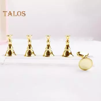 Подставка для типсов для ногтей, шахматная доска, дизайн шахматной фигуры, магнит, адсорбция, металлическая полка для дизайна ногтей, демонстрационная полка для салона золотистый