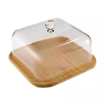 Подставка для торта деревянная подставка для сыра и кексов с фруктами