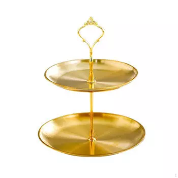 Подставка для торта, десерты, кексы, сервировочное блюдо для тортов 2 Tier S