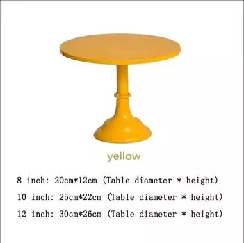 Подставка для торта, домашний столик для вечеринок, стойка для десертов, поднос для десертных тортов, стол для холодных закусок, чайный перерыв, центральная стойка для послеобеденного чая, металлическая, для горячего 8 inches