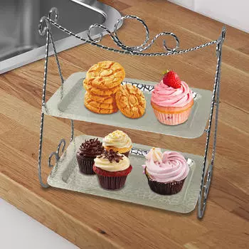 Подставка для торта Элегантная подставка для показа на праздниках Golden