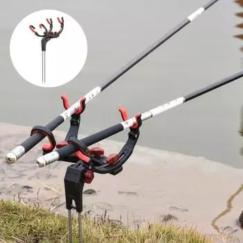 Подставка для удочки, регулируемая, складная, легкая, прочная, для морской рыбалки, аксессуары для рыбалки на открытом воздухе A