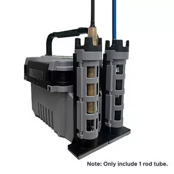 Подставка для удочки Трубка с регулируемой высотой для рыболовной коробки Подставка для хранения удочки небесно-голубой