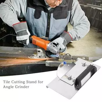 Подставка для угловой шлифовальной машины для плитки. Держатель полировального станка для резки фаски под углом 45 градусов для шлифовальных машин типа 100. C