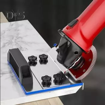 Подставка для угловой шлифовальной машины для плитки, держатель для полировки и резки под углом 45 градусов для шлифовальных машин типа 100, система безопасного зажима, простая регулировка, нержавеющая сталь C