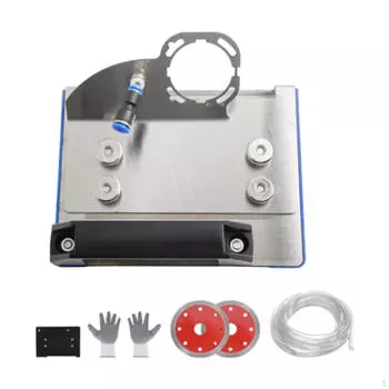 Подставка для угловой шлифовальной машины для резки плитки под углом 45°, многофункциональная, высокопроизводительная, устойчивая поддержка