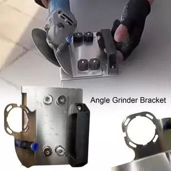 Подставка для угловой шлифовальной машины. Кронштейн для станка для резки фаски под углом 45 градусов. Высокая стабильность. Прочная несущая способность. Регулируемый фиксированный держатель для угловой шлифовки.