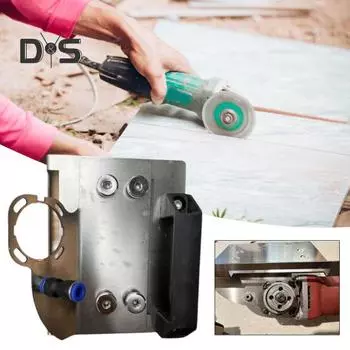 Подставка для угловой шлифовальной машины. Кронштейн для станка для резки фаски под углом 45 градусов. Высокая стабильность. Прочная несущая способность. Регулируемый фиксированный держатель для угловой шлифовки. 1 Set