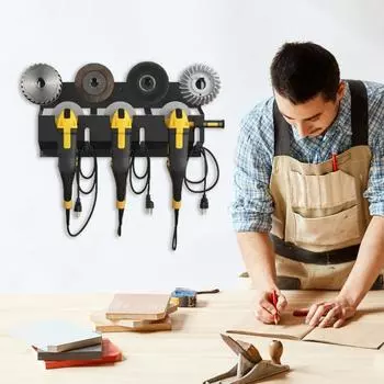 Подставка для угловой шлифовальной машины, прочная угловая шлифовальная машина, фиксированный держатель, устойчивая конструкция, стеллаж для хранения в мастерской, дома, гараже, дворе