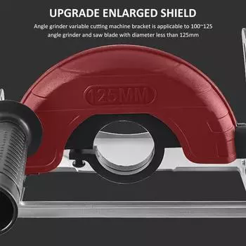 Подставка для угловой шлифовальной машины, ручной преобразователь угловой шлифовальной машины, регулируемая под углом 45°, основание для резки по дереву, подставка для дисковой пилы