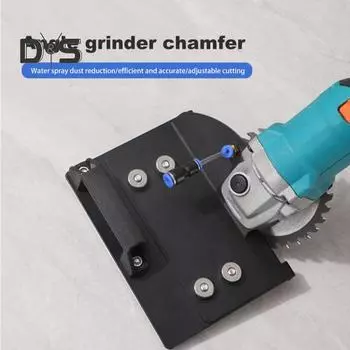 Подставка для угловой шлифовальной машины, устойчивая к коррозии, устойчивая к ржавчине, режущий инструмент для снятия фаски под углом 45 градусов, подставка для артефакта угловой шлифовальной машины типа 100 чёрный
