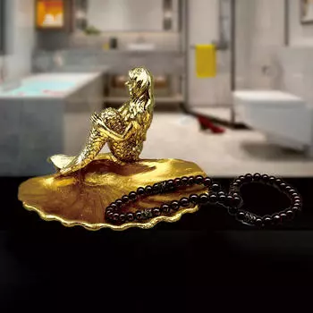 Подставка для украшений в виде ракушек-русалок, подарочное украшение, новинка, конфетный ключ для сережек