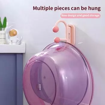 Подставка для умывальника настенные крючки для ванной комнаты крючки для хранения вещей крючки для подвешивания полка для хранения вещей в ванной серый