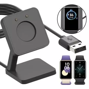 Подставка для USB-зарядного устройства для браслетов Band 9. Удобное и стабильное решение для зарядки. Магнитный зарядный кабель. B