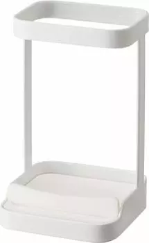 Подставка для утюжка Yamazaki Jitsugyo 5062 с термостойкой подставкой для утюжка, башня, белая, прибл.. 10,5X10,5X16,5см, белый