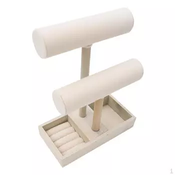 Подставка для ювелирных изделий, держатель, деревянный брусок, органайзер для демонстрации ожерелий и браслетов