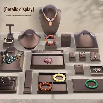 Подставка для ювелирных изделий Hongtai: Держатель для ожерелья из матовой искусственной кожи