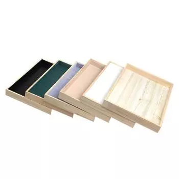 Подставка для ювелирных изделий из цельного дерева, подставка для хранения ювелирных изделий, колец, сережек, браслетов, пустая тарелка, подставка для просмотра поддона. белый