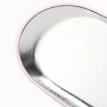 Подставка для ювелирных изделий из нержавеющей стали, настольная подставка для хранения косметики, подставка для ювелирных изделий из металла розовый