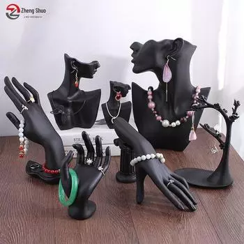 Подставка для ювелирных изделий из смолы для сережек, ожерелий, колец и браслетов