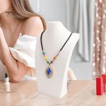 Подставка для ювелирных изделий, манекен для выставки ожерелий, стойка для ювелирных изделий, цепочка для демонстрации ручных моделей, реквизит для демонстрации ювелирных изделий, портретная модель для шеи, держатель для ювелирных изделий 30cm